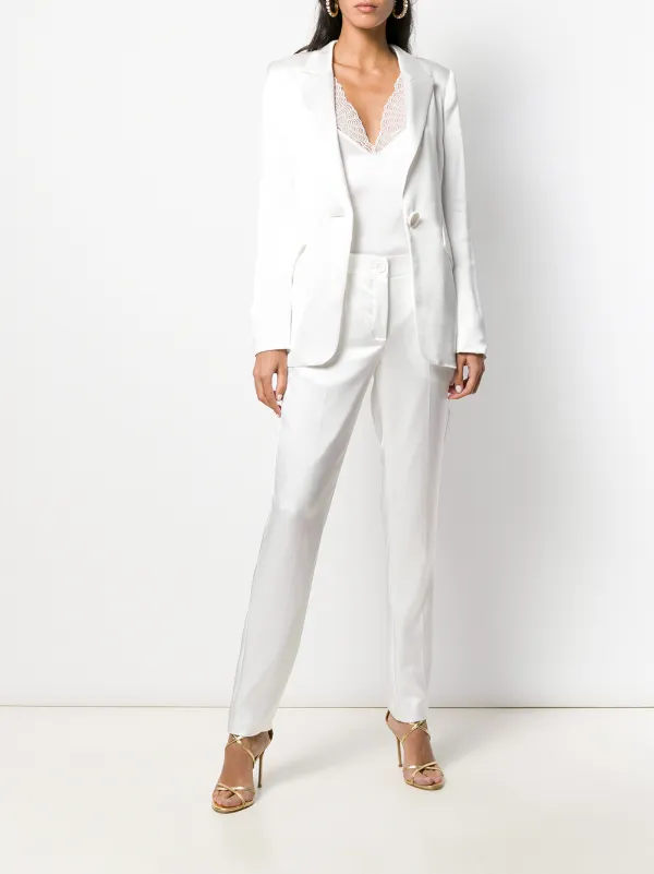 talbots white blazer