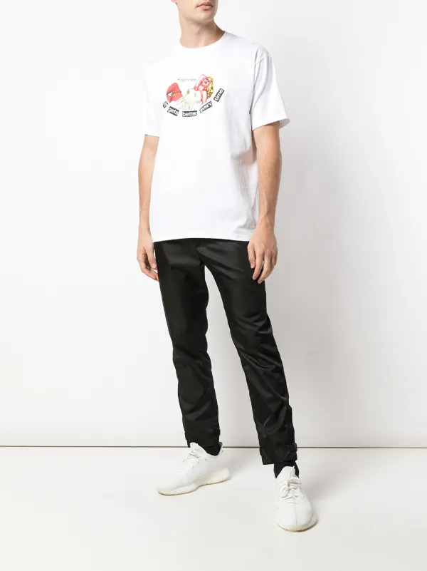 supreme time tee white