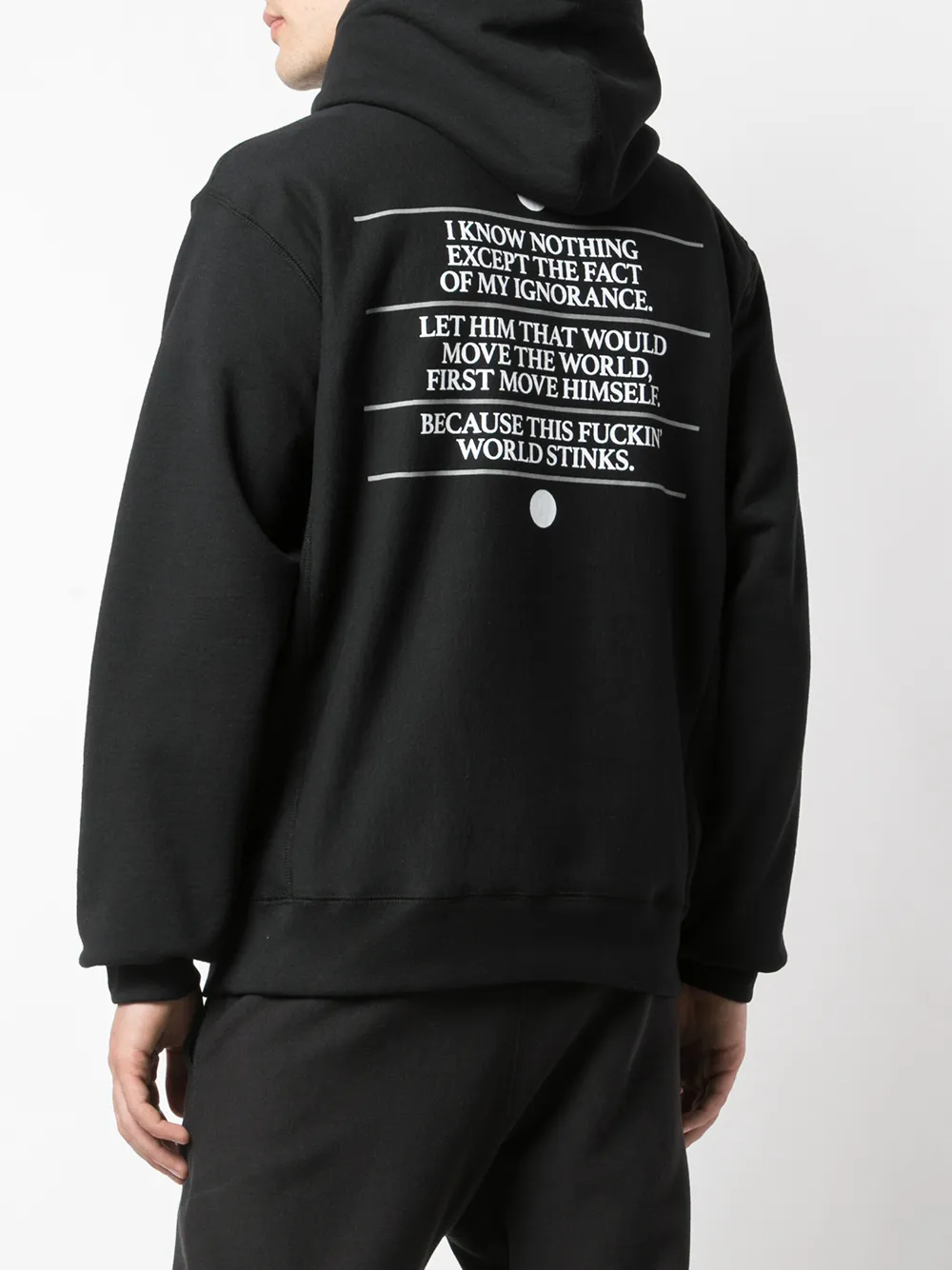 know thyself hooded sweatshirt