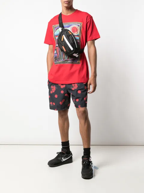 Shop black \u0026 red Supreme cherry-print 