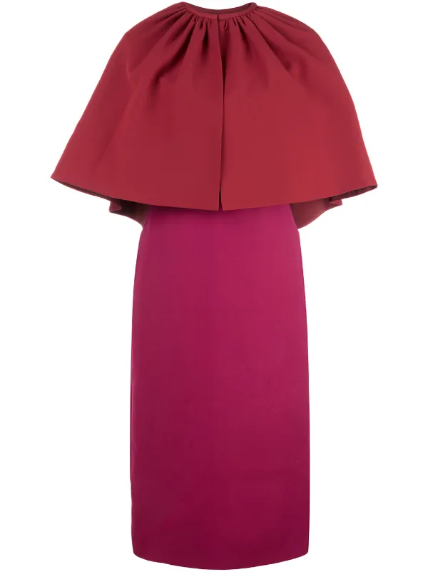 gucci cape dress