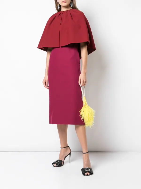 gucci cape dress