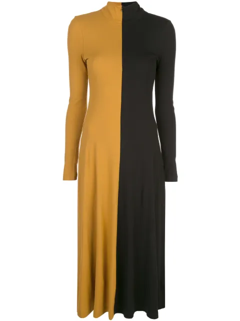 Rosetta Getty Dresses TWO-TONE JUMPER DRESS