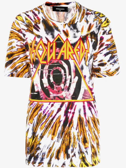DSQUARED2 tie-dye print t-shirt 