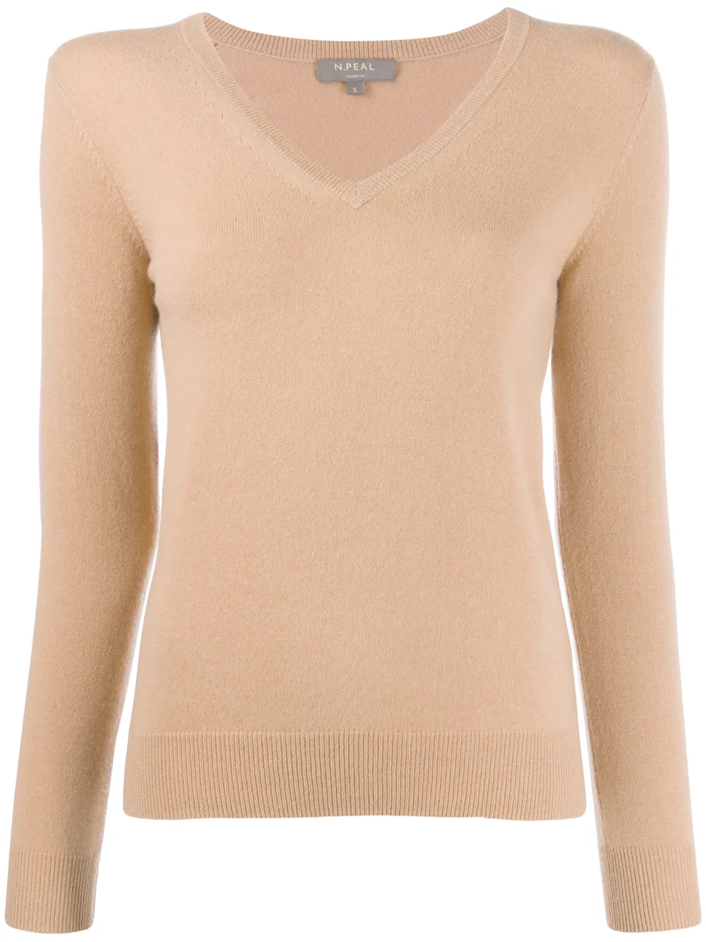 

N.Peal v-neck jumper - Brown