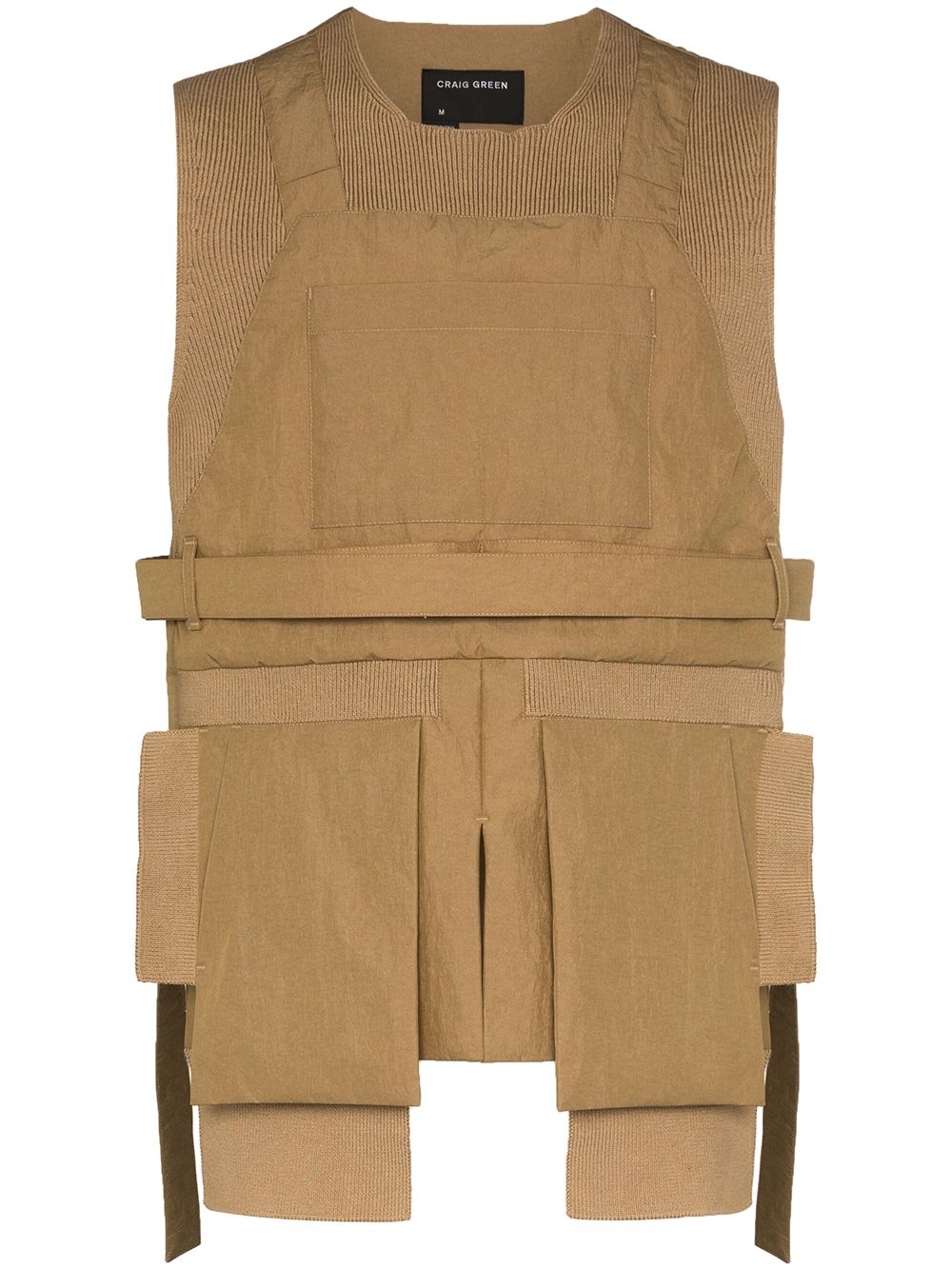 CRAIG GREEN RIBBED UTILITY GILET