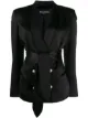 Image 1 of Balmain belted satin jacket