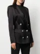 Balmain belted satin jacket