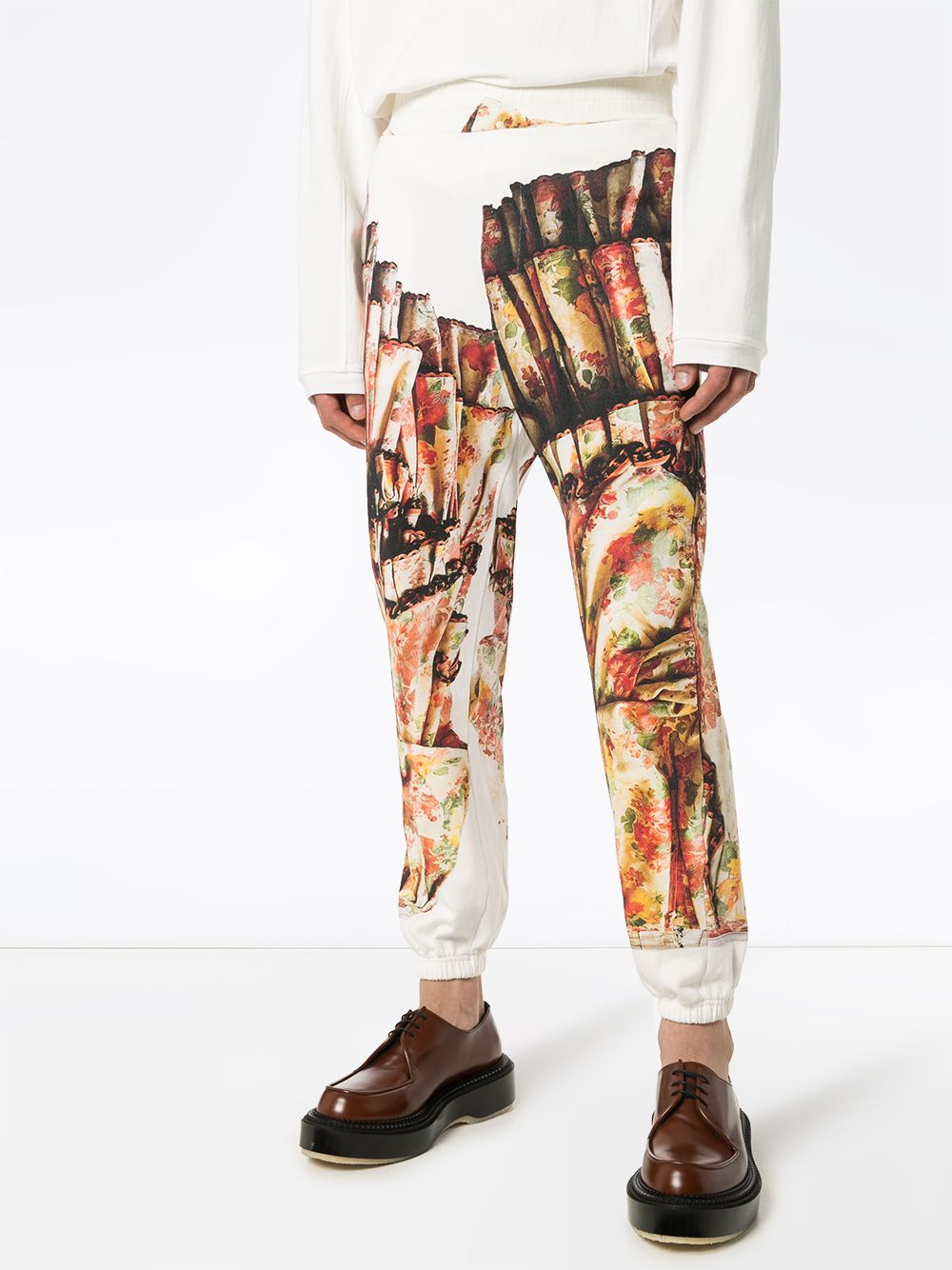 фото Stefan cooke theatrical-print sweatpants