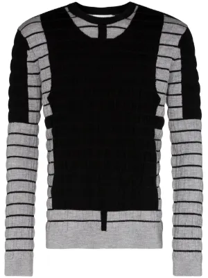 designer crew neck jumper