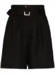 Image 1 of Solid & Striped paperbag belted shorts
