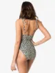 Solid & Striped Olympia leopard print swimsuit