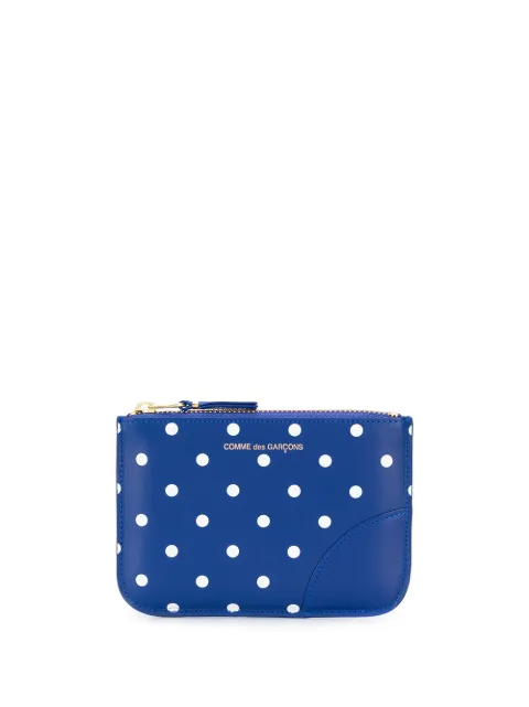 Comme Des Garçons Wallet cartera con motivo de lunares