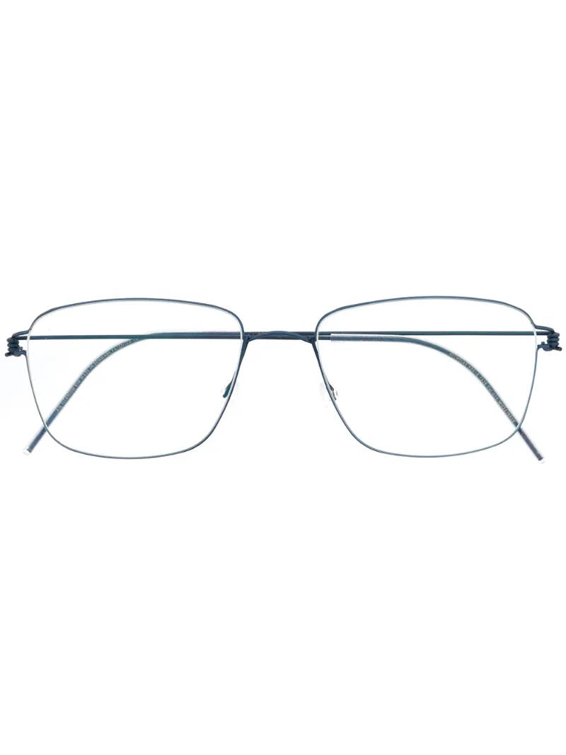 Lindberg Square Frame Optical Glasses - Blue