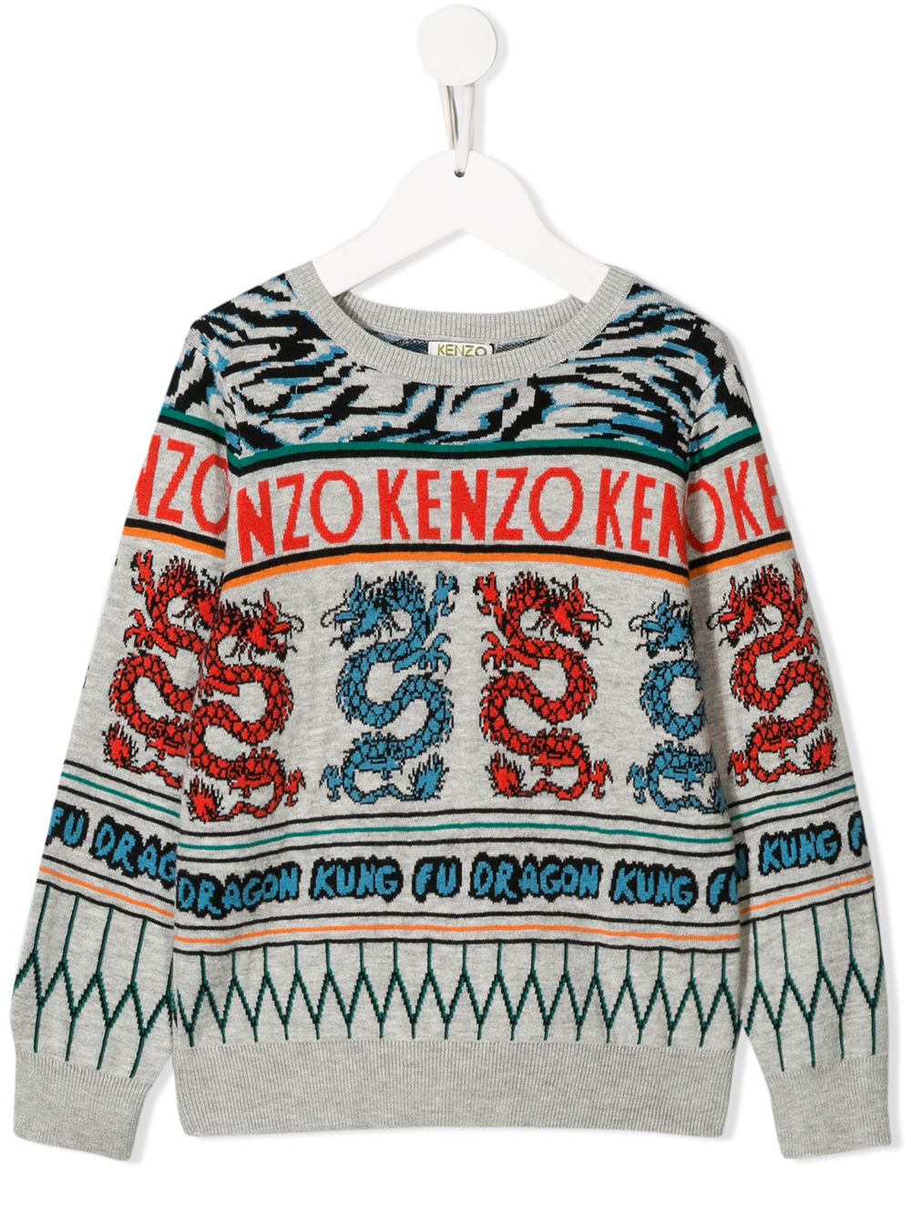 фото Kenzo kids толстовка japanese dragon