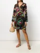 الصورة 2 من Etro فستان منقوش بأكمام قصيرة