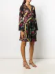 Etro فستان منقوش بأكمام قصيرة