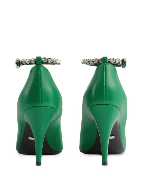 gucci green pumps