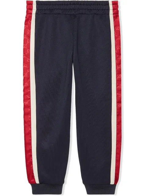 GUCCI contrast stripe trackpants