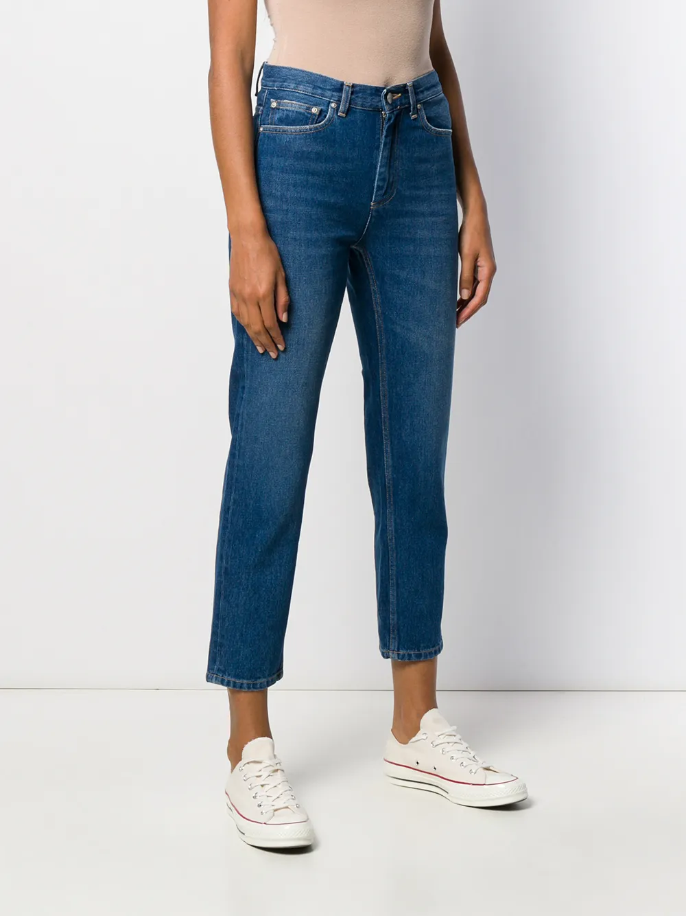  Carhartt Wip Cropped Page Jeans - Blue 