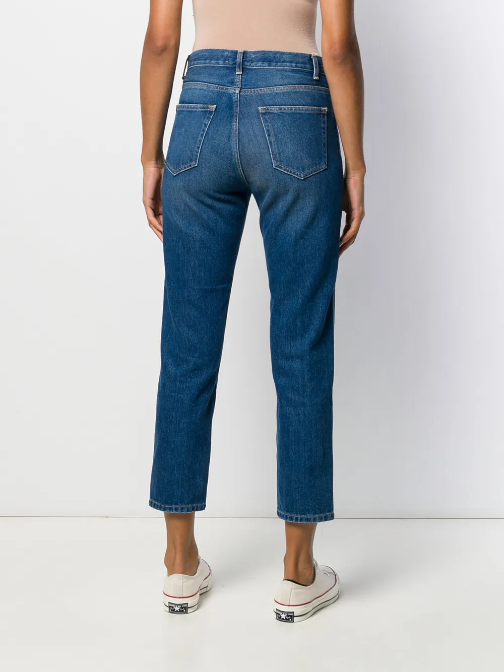 Carhartt WIP Cropped jeans Blauw