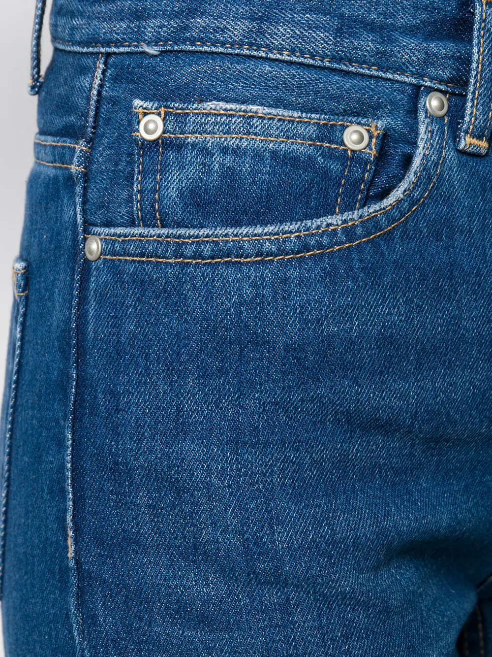 Carhartt WIP Cropped jeans Blauw