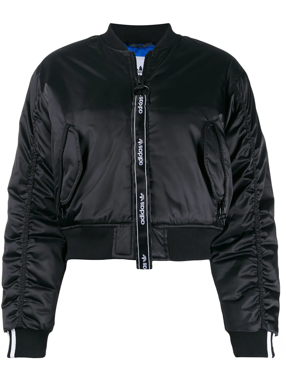 cropped adidas jacke