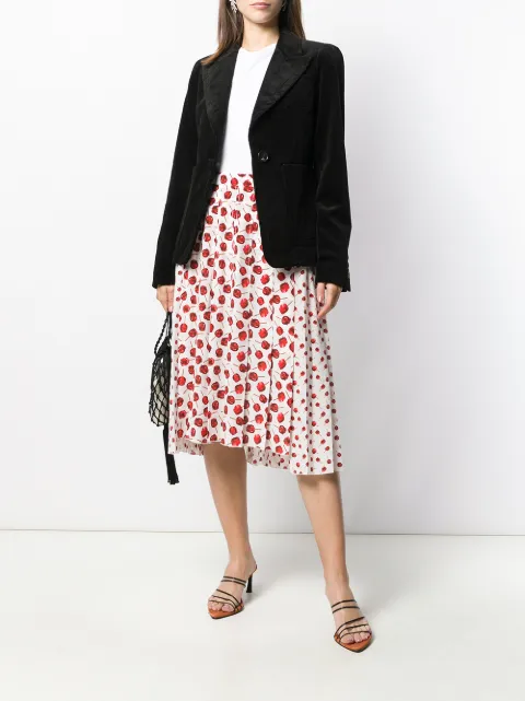 N°21 Corduroy Style Blazer Jacket In Black