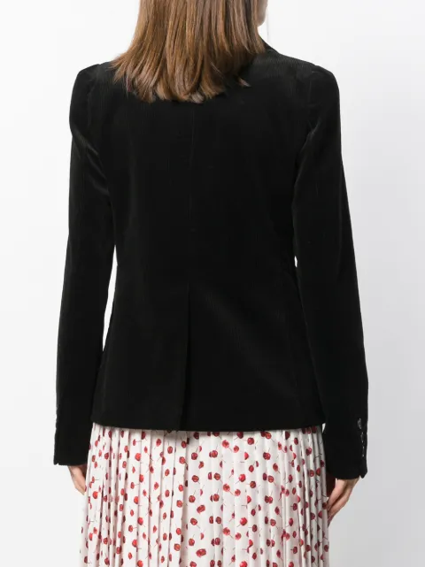 N°21 Corduroy Style Blazer Jacket In Black