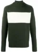 الصورة 1 من Woolrich كنزة بشريط متباين اللون