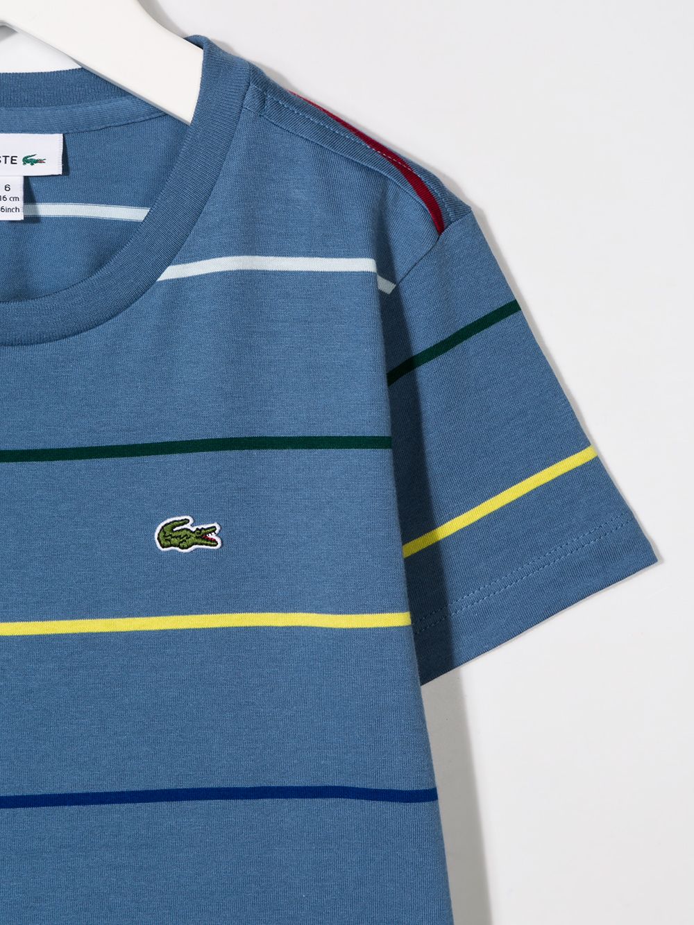 фото Lacoste Kids футболка с вышитым логотипом