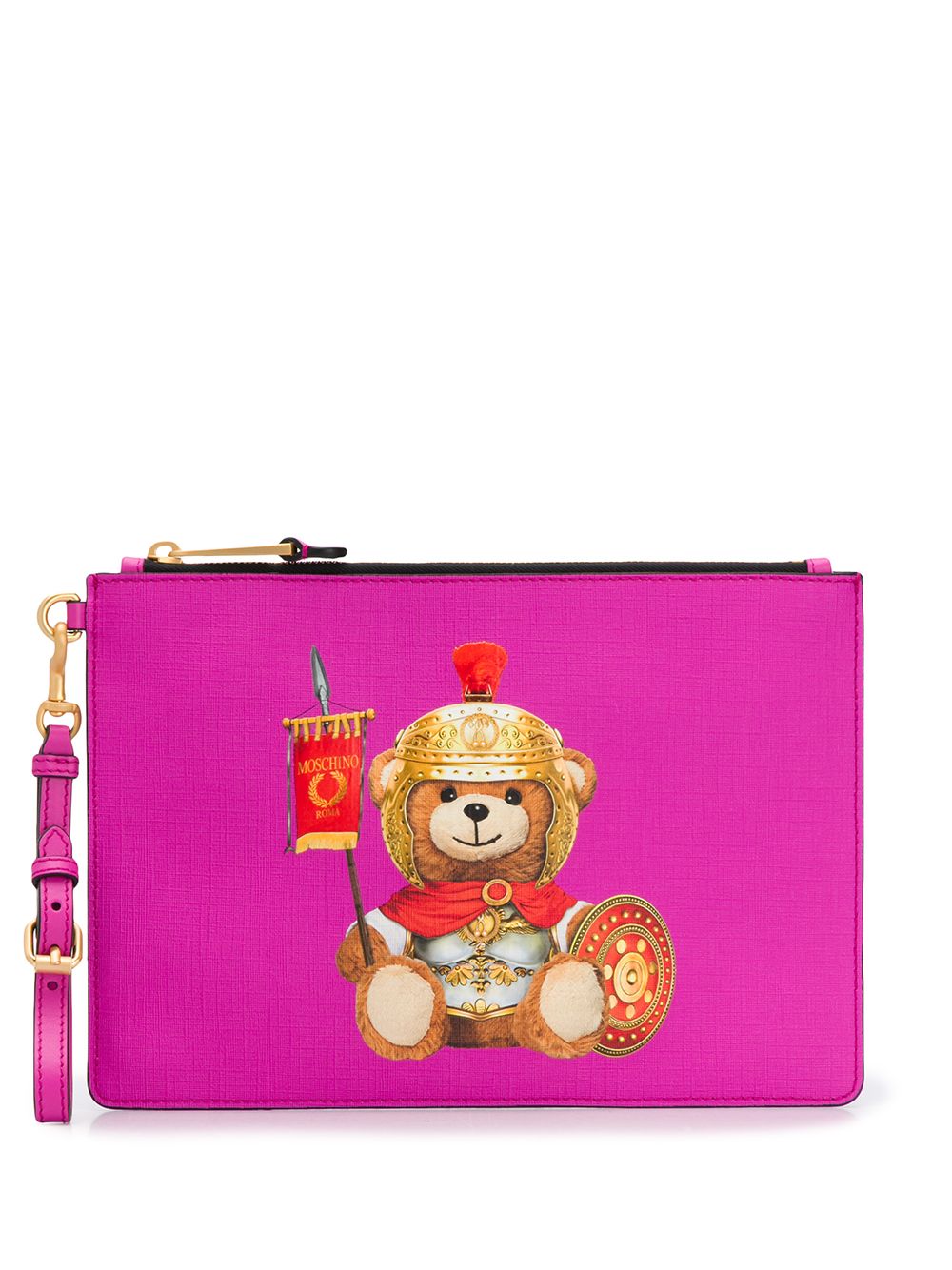 фото Moschino клатч Roman Teddy Bear