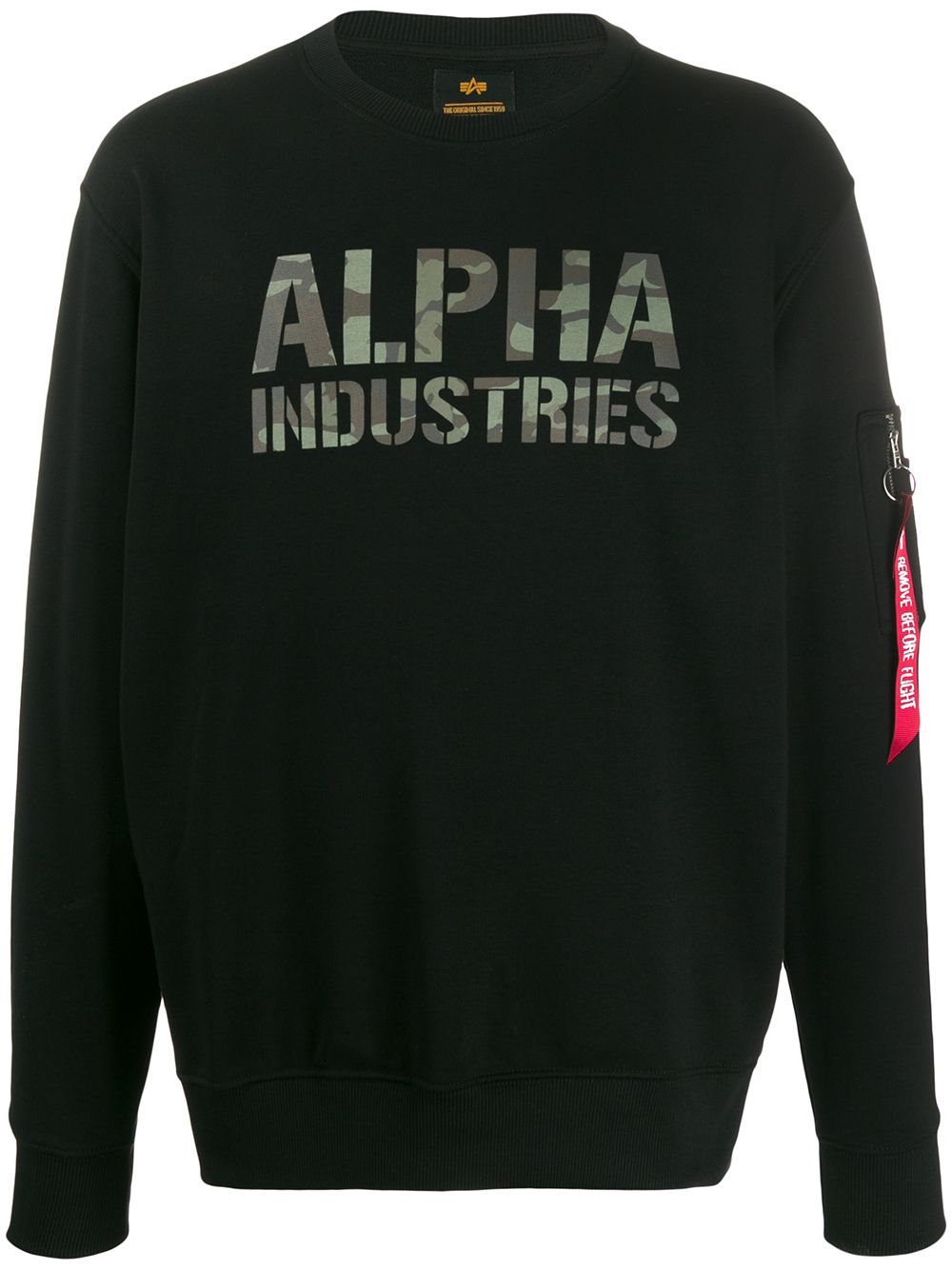 фото Alpha Industries толстовка с логотипом