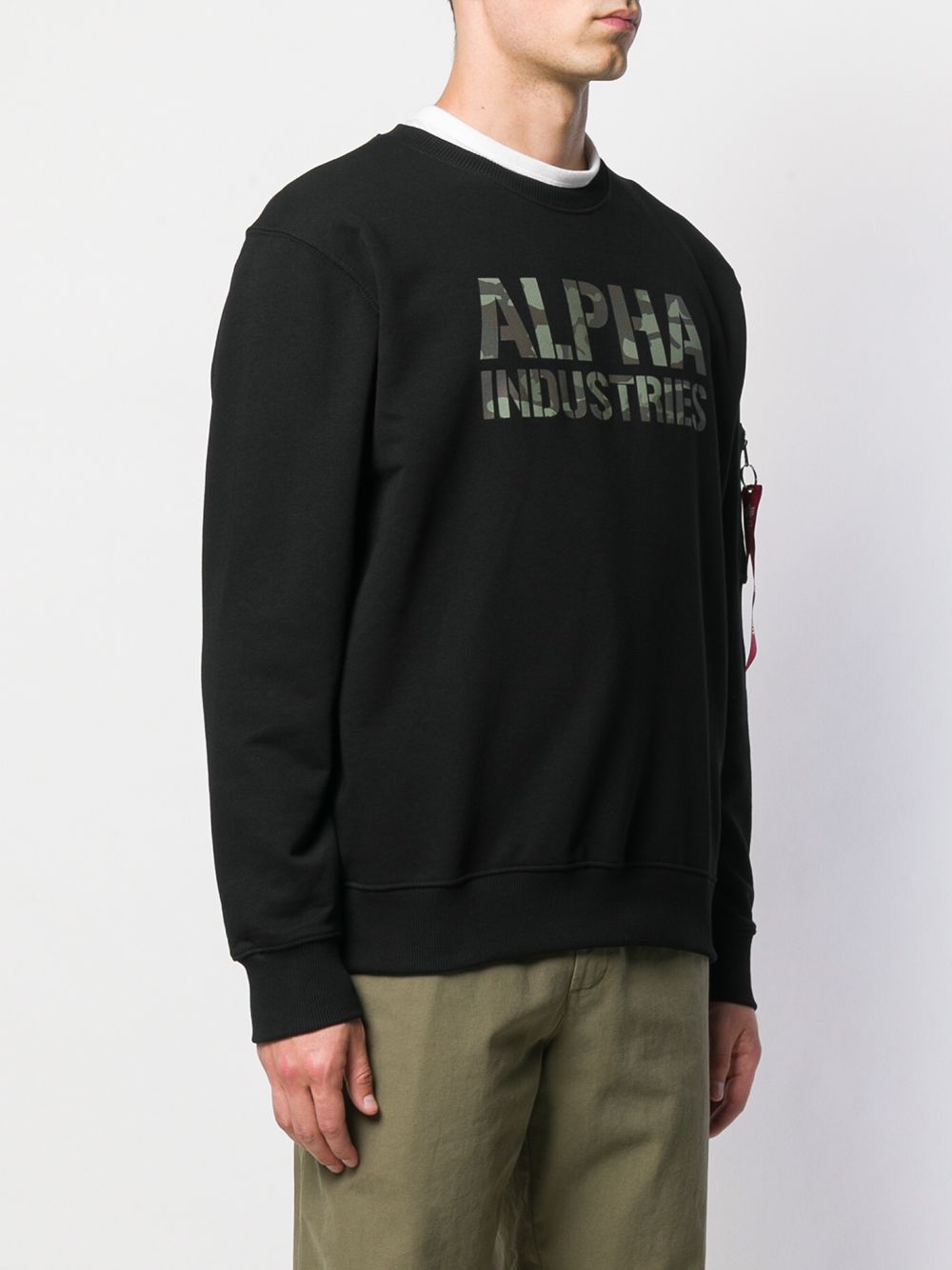 фото Alpha Industries толстовка с логотипом