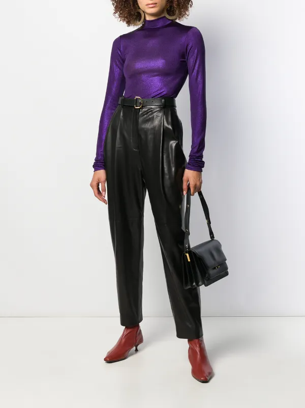 Pantalones tapered de talle alto Carmen March por 1,972€ - Compra online  AW19 - Devolución gratuita y pago seguro