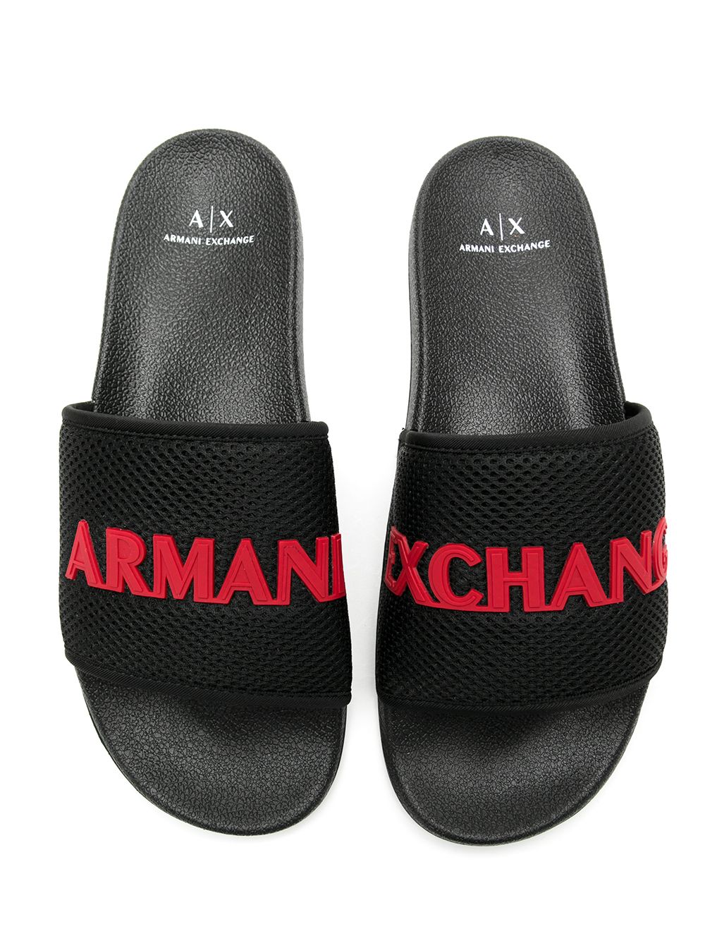 armani exchange red shoes