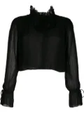 Marco De Vincenzo Georgette blouse - Black