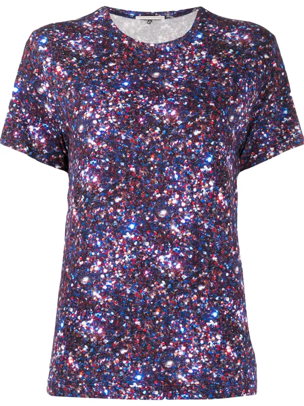 purple glitter shirt