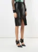 Armani Exchange wraparound A-line skirt