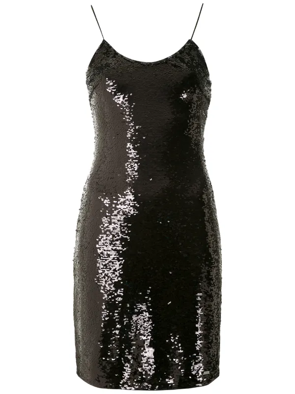 armani exchange black dress