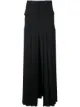 Image 1 of Vera Wang high slit pleated skirt