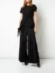 Image 2 of Vera Wang high slit pleated skirt