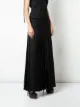 Vera Wang high slit pleated skirt