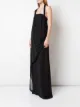 Vera Wang draped one shoulder gown