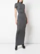 Image 2 of Vera Wang ribbed knit maxi dress