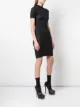 Vera Wang ribbed knit mini dress