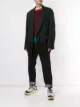 Image 2 of Kolor single-breasted two-tone coat