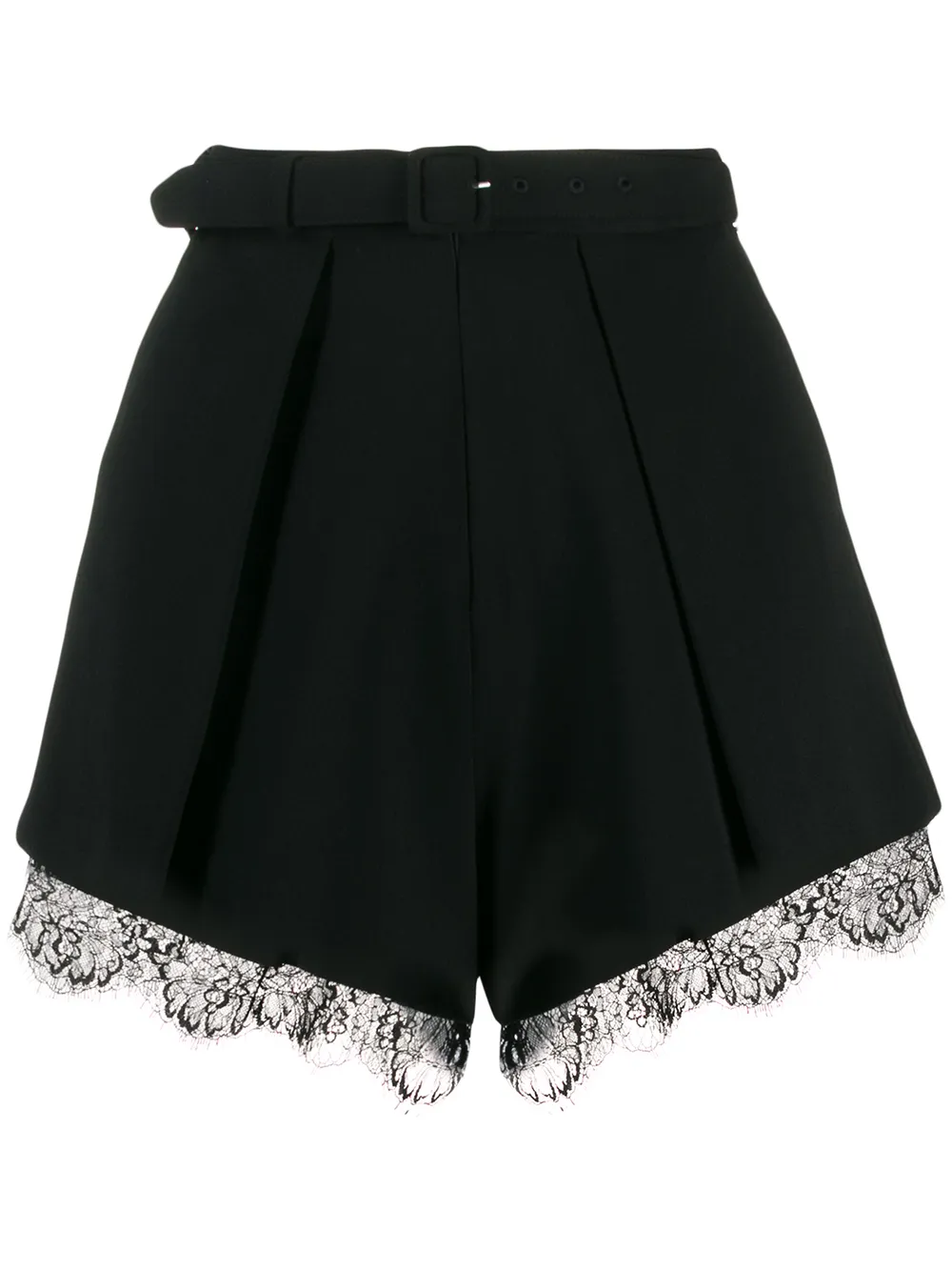 Self-Portrait шорты с кружевом