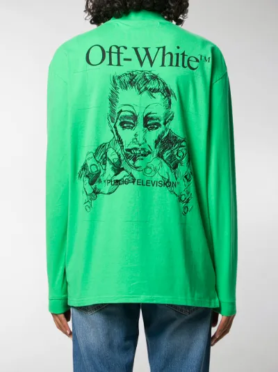 off white public television sweatshirt, Negozio Rugby Online