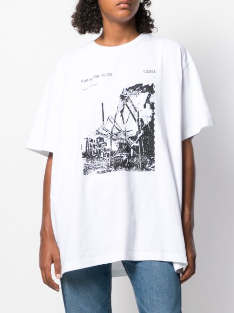 Off-White Graphic Print Oversized T-Shirt | Farfetch.com